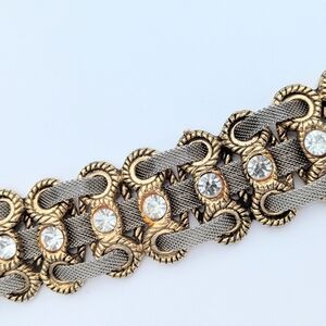 Bracelet or Belt? It's a Belt! Women's Vintage-Inspired Gold & Silver Belt